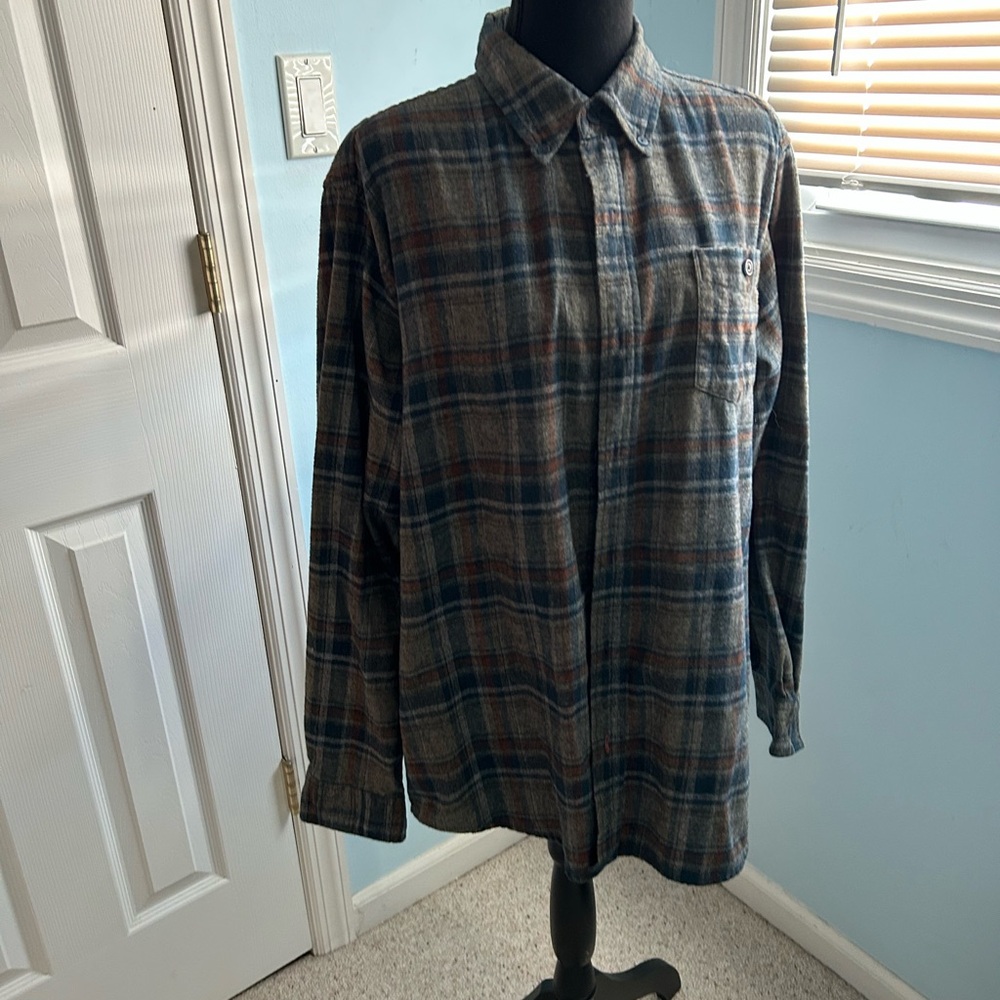 Weatherproof Multicolor Plaid Men's Shirt